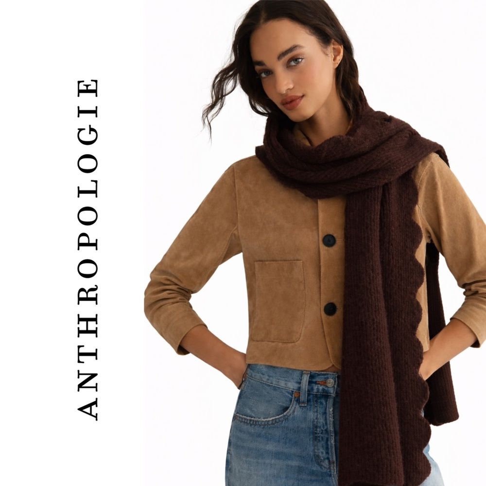 Anthropologie Maeve Scallop Scarf
